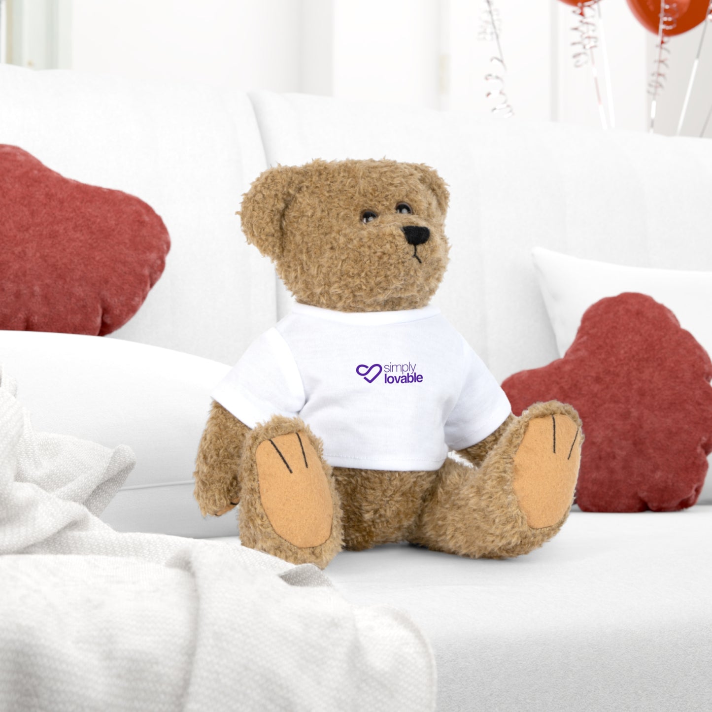 Plush Bear with Simply Lovable T-Shirt