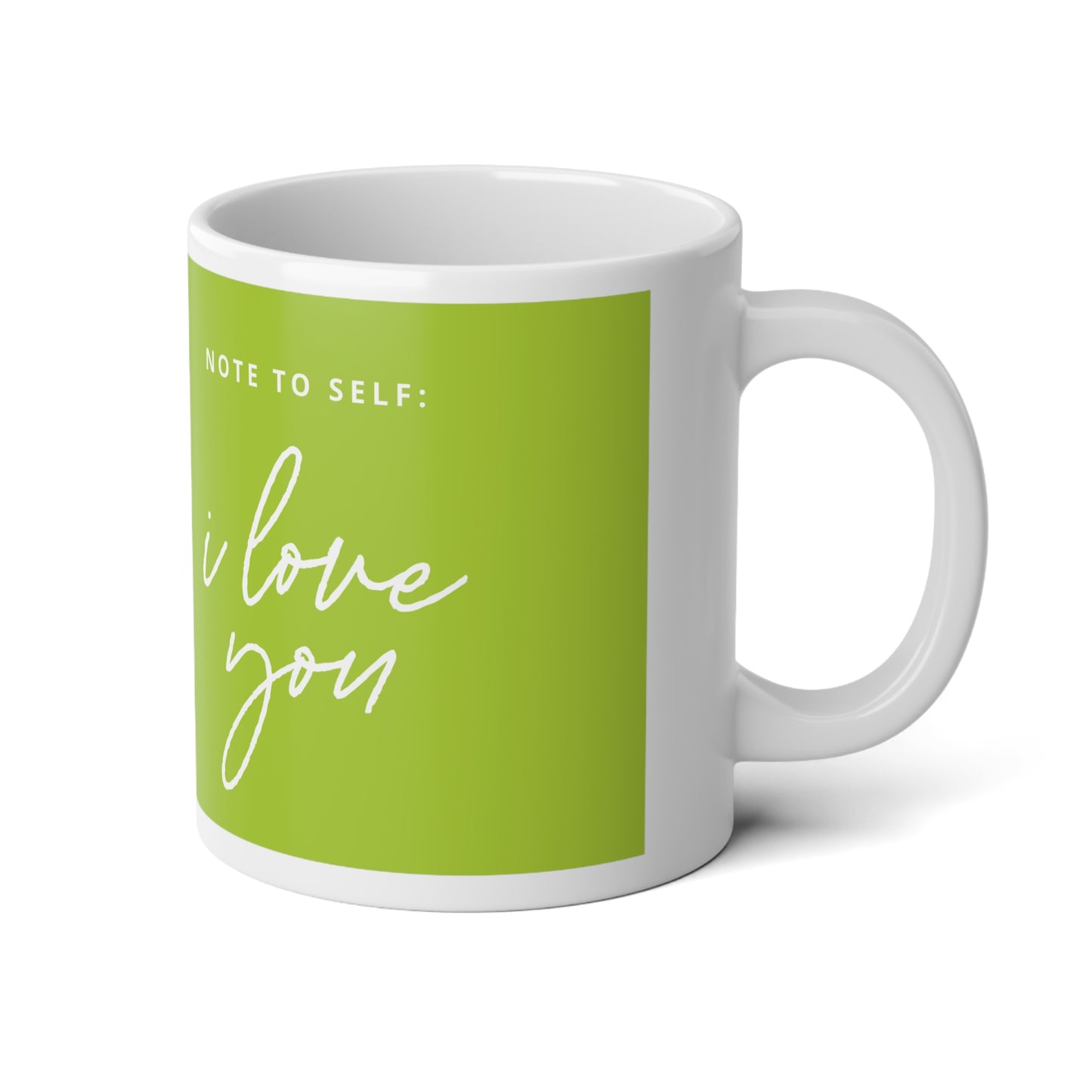 Simply Lovable® "Note To Self: I Love You" Jumbo Mug, 20oz
