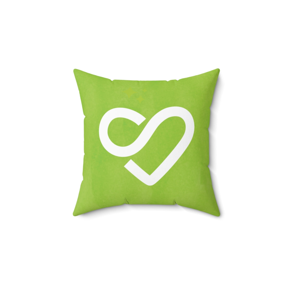 SL Green Logo Square Pillow