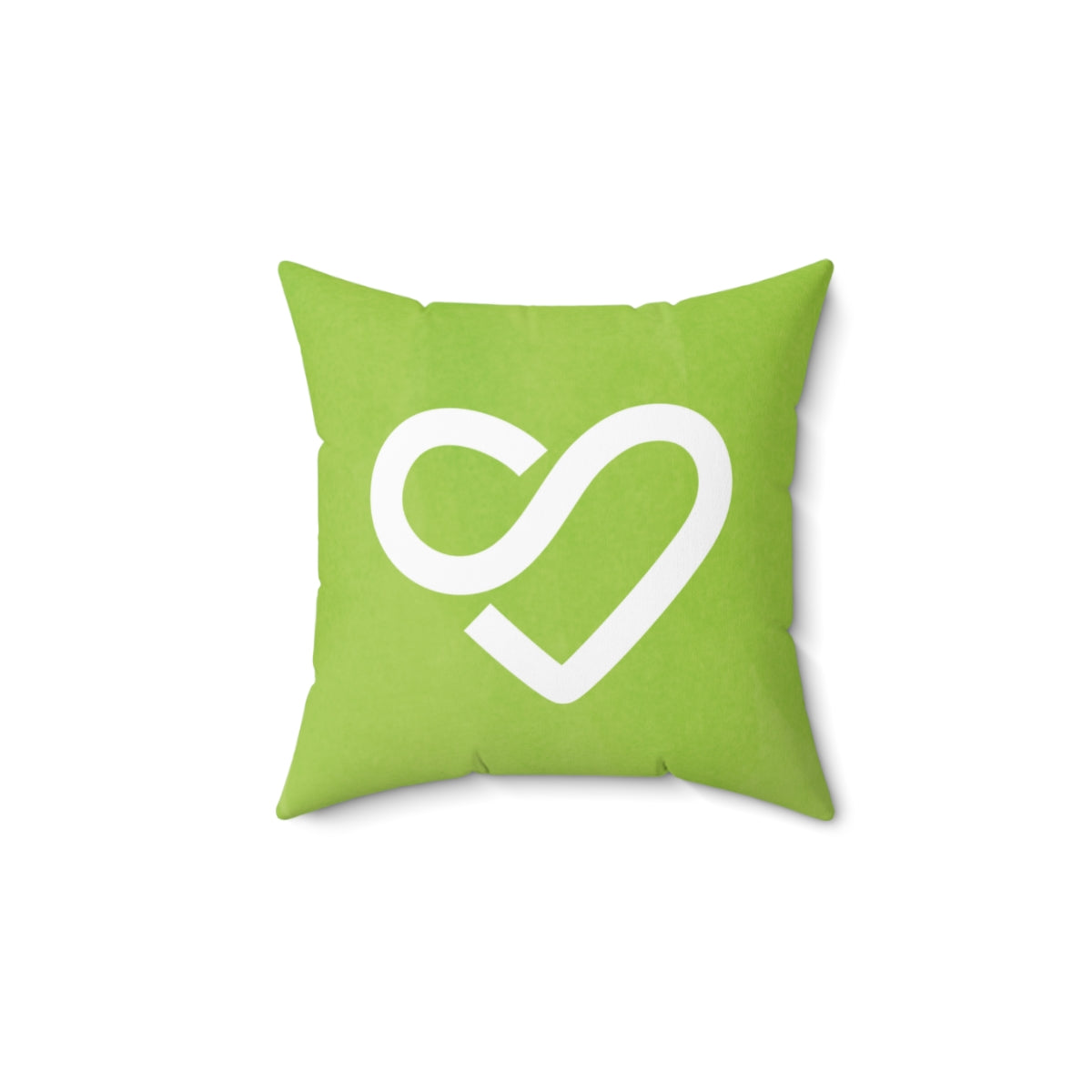 SL Green Logo Square Pillow