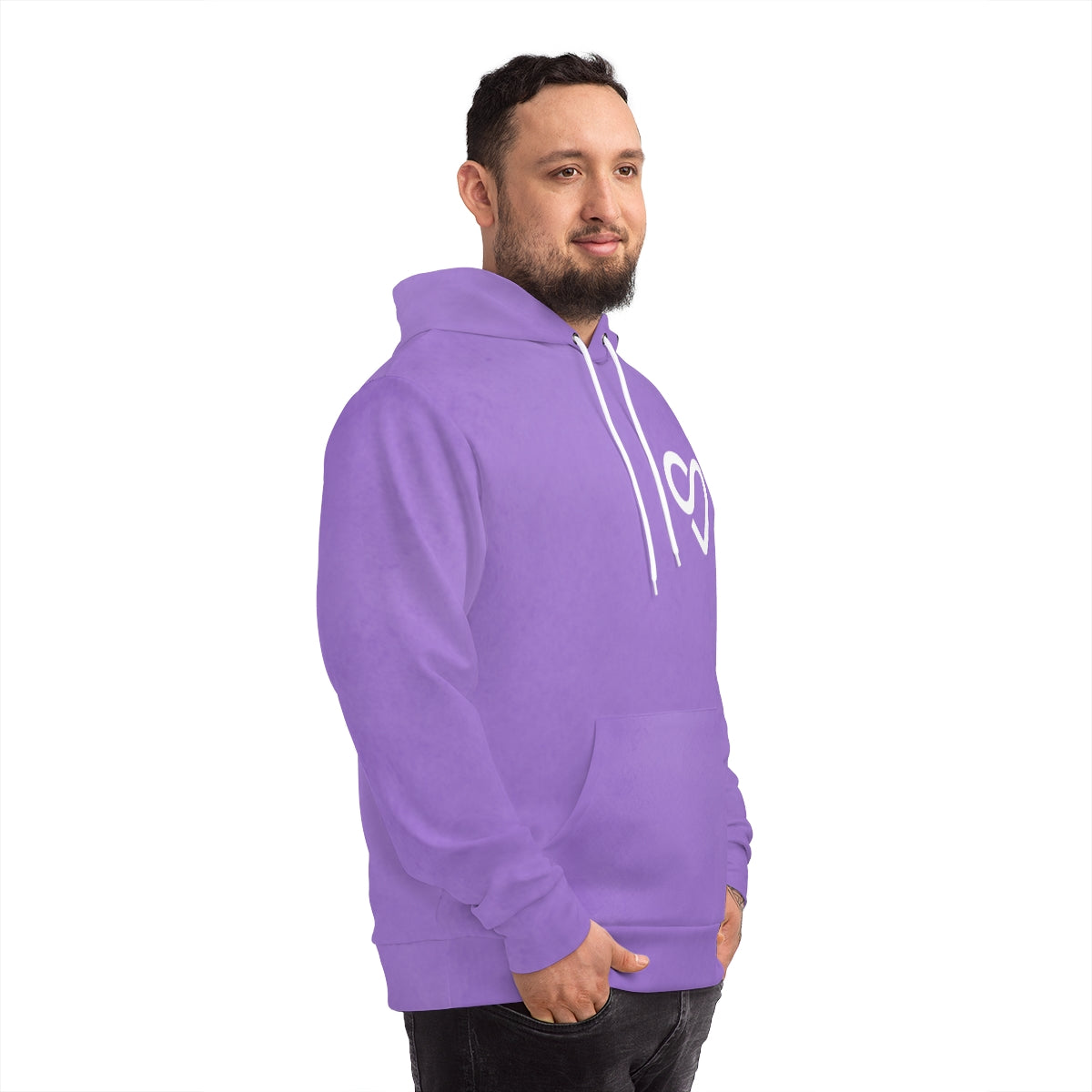 Simply Lovable Purple Watercolor Hoodie