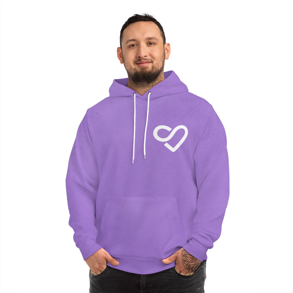 Simply Lovable Purple Watercolor Hoodie