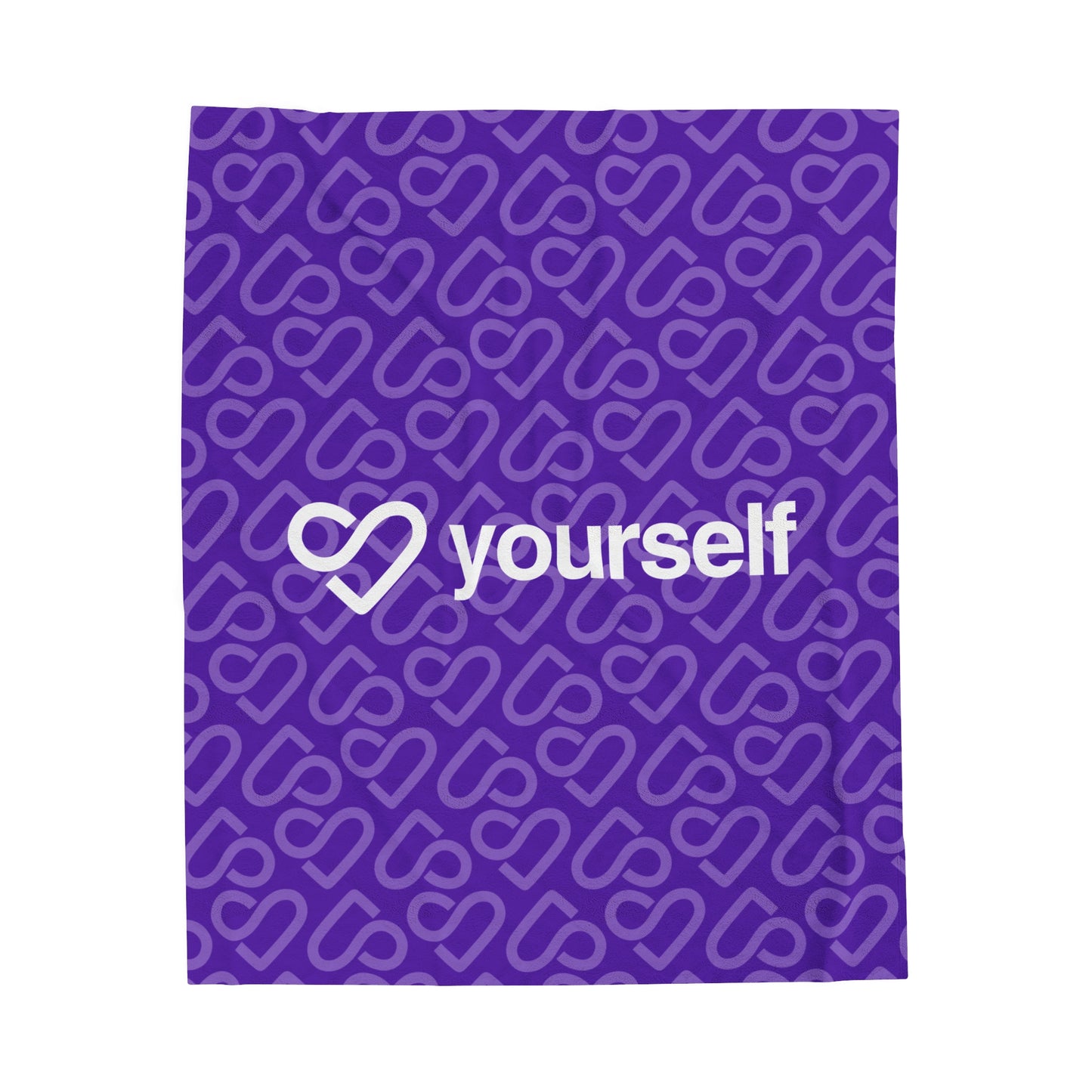 Self Care on the Green SL Purple Throw Blanket