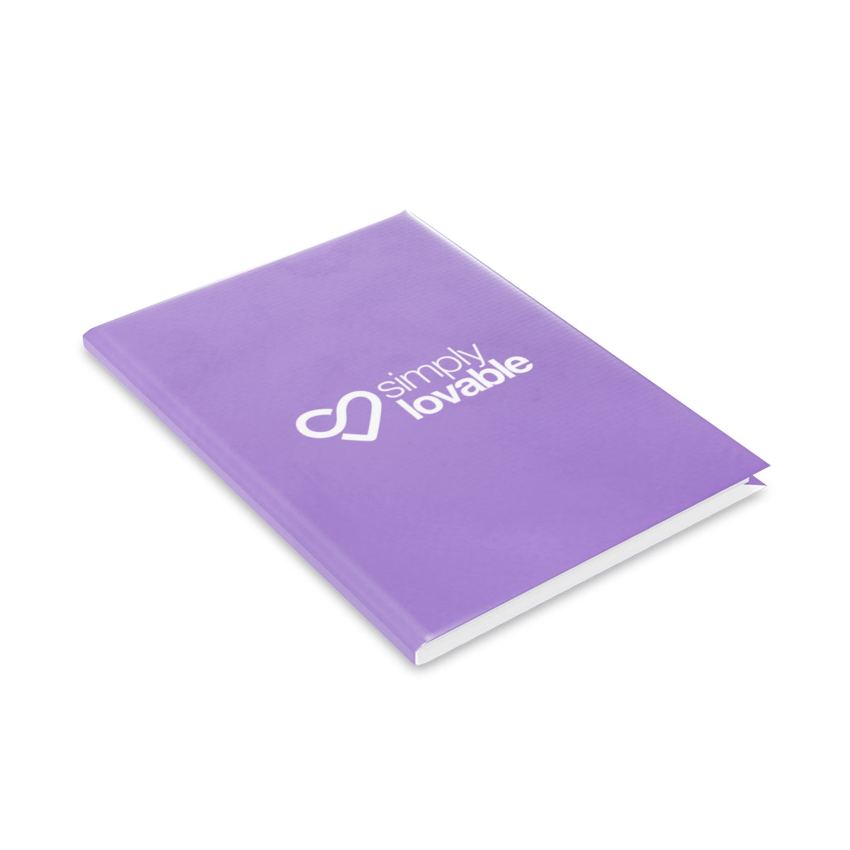 Simply Lovable Logo Hardcover Notebook with Puffy Covers