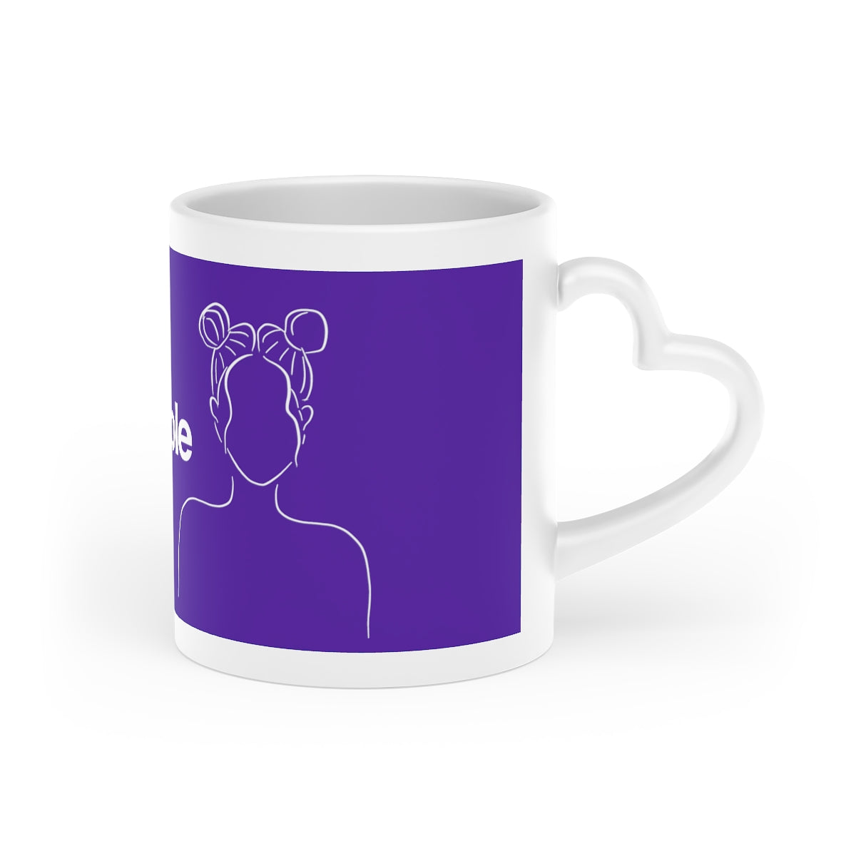 Heart-Shaped Simply Lovable Brand Mug, 11 oz.