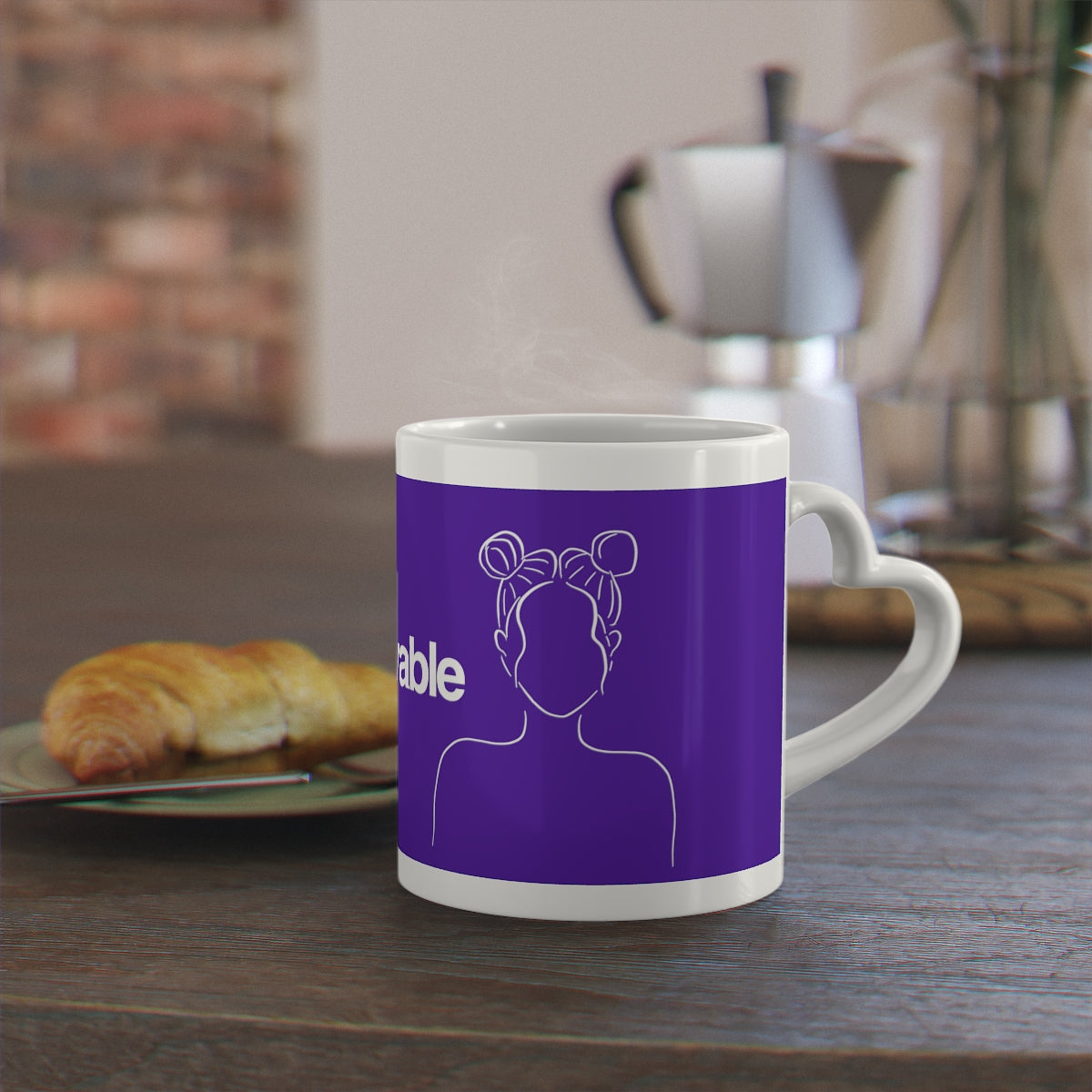 Heart-Shaped Simply Lovable Brand Mug, 11 oz.