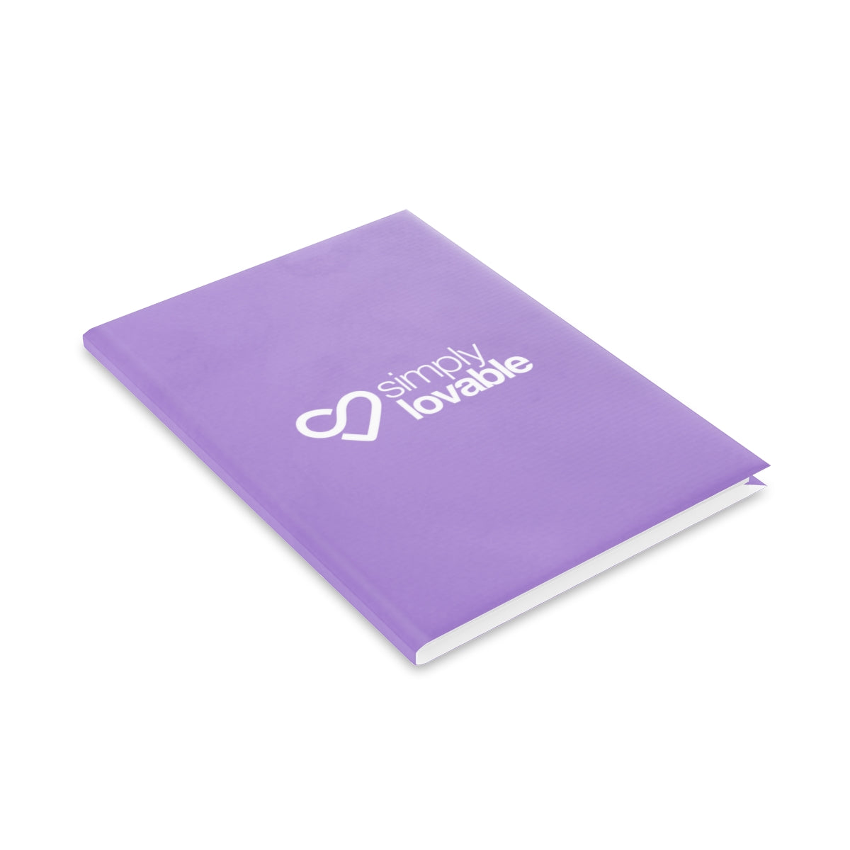 Simply Lovable Logo Hardcover Notebook with Puffy Covers
