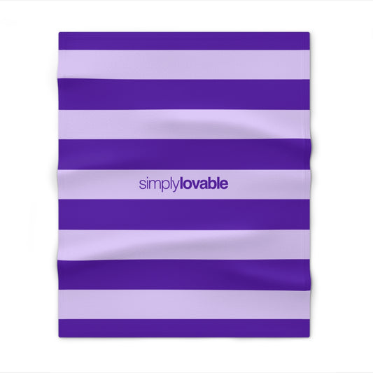 Simply Lovable Striped Throw Blanket